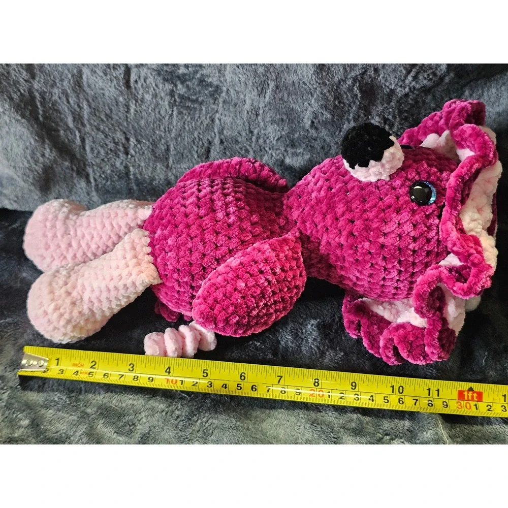 Handmade Crochet Knitted Flamingo Pink‎ 14